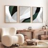 Elegáns dekoratív keretes MDF festmények (3 db), 50 x 70 cm | 100% MDF és tömörfa keret, 2 cm vastag | Tökéletes a lakberendezés és a művészet szerelmeseinek