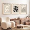 Elegáns dekoratív keretes MDF festmények (3 db), 50 x 70 cm | 100% MDF és tömörfa keret, 2 cm vastag | Tökéletes a lakberendezés és a művészet szerelmeseinek