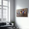 Elegáns edzett üvegfestmény, 46 x 72 cm | 100% edzett üveg (4 mm) | Lenyűgöző UV-nyomtatás modern lakberendezéshez és művészeti megjelenítéshez