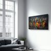 Elegáns edzett üvegfestmény, 46 x 72 cm | 100% edzett üveg (4 mm) | Lenyűgöző UV-nyomtatás modern lakberendezéshez és művészeti megjelenítéshez