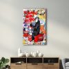 Elegáns edzett üvegfestmény, 46 x 72 cm | 100% edzett üveg (4 mm) | Lenyűgöző UV-nyomtatás modern lakberendezéshez és művészeti megjelenítéshez