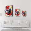 Elegáns edzett üvegfestmény, 46 x 72 cm | 100% edzett üveg (4 mm) | Lenyűgöző UV-nyomtatás modern lakberendezéshez és művészeti megjelenítéshez