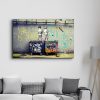 Elegáns edzett üvegfestmény, 46 x 72 cm | 100% edzett üveg (4 mm) | Lenyűgöző UV-nyomtatás modern lakberendezéshez és művészeti megjelenítéshez