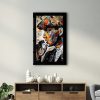 Elegáns edzett üvegfestmény, 46 x 72 cm | 100% edzett üveg (4 mm) | Lenyűgöző UV-nyomtatás modern lakberendezéshez és művészeti megjelenítéshez