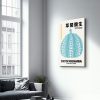 Elegáns edzett üvegfestmény, 46 x 72 cm | 100% edzett üveg (4 mm) | Lenyűgöző UV-nyomtatás modern lakberendezéshez és művészeti megjelenítéshez