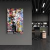 Elegáns edzett üvegfestmény, 46 x 72 cm | 100% edzett üveg (4 mm) | Lenyűgöző UV-nyomtatás modern lakberendezéshez és művészeti megjelenítéshez