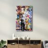 Elegáns edzett üvegfestmény, 46 x 72 cm | 100% edzett üveg (4 mm) | Lenyűgöző UV-nyomtatás modern lakberendezéshez és művészeti megjelenítéshez