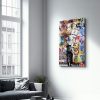 Elegáns edzett üvegfestmény, 46 x 72 cm | 100% edzett üveg (4 mm) | Lenyűgöző UV-nyomtatás modern lakberendezéshez és művészeti megjelenítéshez