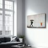 Elegáns edzett üvegfestmény, 70 x 110 cm, 100% edzett üveg (4 mm) | Lenyűgöző UV-nyomtatás | Tökéletes lakberendezési és modern terek számára