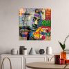 Elegáns edzett üvegfestmény, 50 x 50 cm, 100% edzett üveg (4 mm) | Fakulásálló hátoldali nyomat | Tökéletes a lakberendezés és a művészet szerelmeseinek