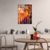 Elegáns dekoratív edzett üvegfestmény, 50 x 70 cm | 100% edzett üveg, 4 mm vastag | Tökéletes lakberendezéshez és modern esztétikához