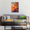 Elegáns dekoratív edzett üvegfestmény, 50 x 70 cm | 100% edzett üveg, 4 mm vastag | Tökéletes lakberendezéshez és modern esztétikához