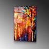 Elegáns dekoratív edzett üvegfestmény, 50 x 70 cm | 100% edzett üveg, 4 mm vastag | Tökéletes lakberendezéshez és modern esztétikához