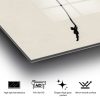Lenyűgöző Banksy dekoratív edzett üvegfestmény, 70 x 100 cm | 100% edzett üveg, 4 mm vastag | Tökéletes a modern lakberendezés és a művészet szerelmeseinek