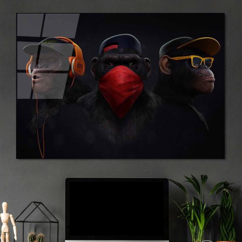 Elegáns edzett üvegfestmény, 70 x 100 cm, 100% edzett üveg (4 mm) | Lenyűgöző falfestmény modern lakberendezéshez és irodai helyiségekhez