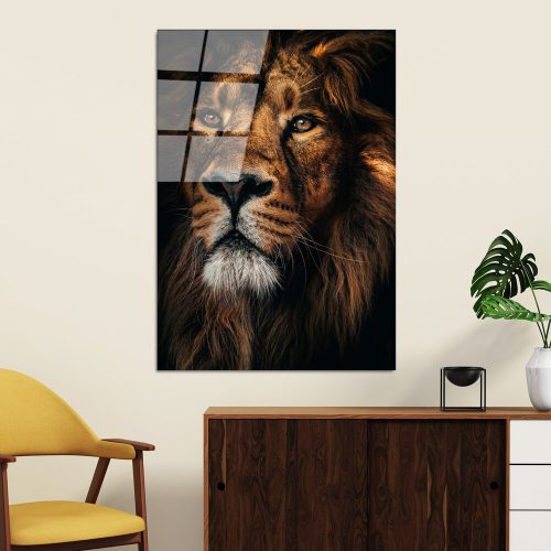 Elegáns edzett üvegfestmény, 70 x 100 cm, 100% edzett üveg (4 mm) | Lenyűgöző falfestmény modern lakberendezéshez és irodai helyiségekhez