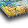 Lenyűgöző edzett üvegfestmény - Gustav Klimt életfa, 70 x 100 cm, 100% edzett üveg (4 mm) | Elegáns falfestmény otthoni és irodai dekorációhoz