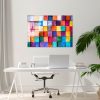 Elegáns edzett üvegfestmény, 70 x 100 cm, 100% edzett üveg (4 mm) | Lenyűgöző falfestmény modern lakberendezéshez és irodai helyiségekhez