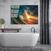 Elegáns edzett üvegfestmény, 70 x 100 cm, 100% edzett üveg (4 mm) | Lenyűgöző falfestmény modern lakberendezéshez és irodai helyiségekhez