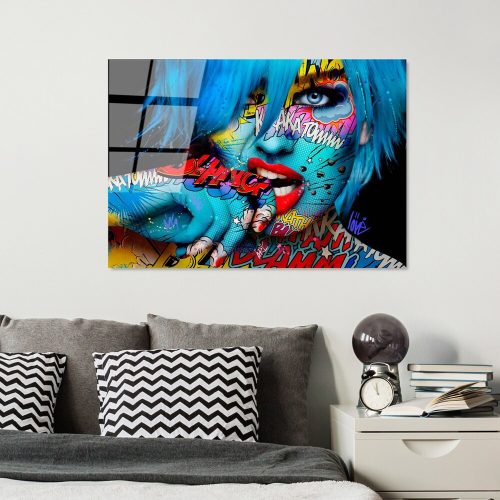 Elegáns edzett üvegfestmény, 70 x 100 cm, 100% edzett üveg (4 mm) | Lenyűgöző falfestmény modern lakberendezéshez és irodai helyiségekhez