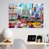 Elegáns edzett üvegfestmény, 70 x 100 cm, 100% edzett üveg (4 mm) | Lenyűgöző falfestmény modern lakberendezéshez és irodai helyiségekhez