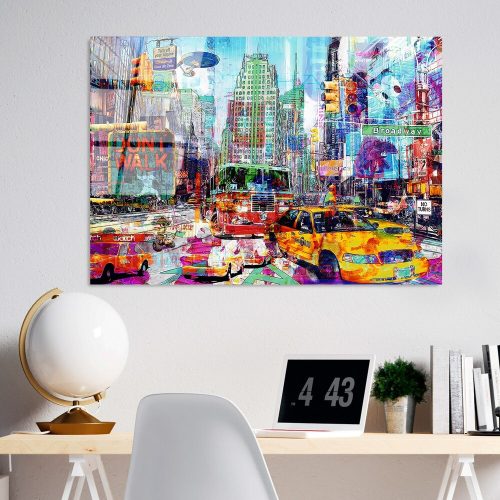 Elegáns edzett üvegfestmény, 70 x 100 cm, 100% edzett üveg (4 mm) | Lenyűgöző falfestmény modern lakberendezéshez és irodai helyiségekhez