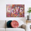 Elegáns edzett üvegfestmény, 70 x 100 cm, 100% edzett üveg (4 mm) | Lenyűgöző falfestmény modern lakberendezéshez és irodai helyiségekhez