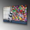 Elegáns edzett üvegfestmény, 70 x 100 cm, 100% edzett üveg (4 mm) | Lenyűgöző falfestmény modern lakberendezéshez és irodai helyiségekhez