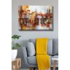Lenyűgöző dekoratív vászonfestmény, 70 x 100 cm | 100% vászon, 100% fa keret (3 cm vastag) | Tökéletes a lakberendezés és a művészet szerelmeseinek, névtelen művészeknek