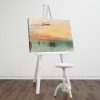 Joseph Turner dekoratív vászonfestmény, „Velence látta Fusina” | 45 x 70 cm | 100% velúr vászon, 100% fa keret (3 cm vastag) | Elegáns fali művészet