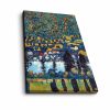 Gustav Klimt elegáns dekoratív vászonfestménye, "Pendio Montano A Unterach", 45 x 70 cm, 100% velúr vászon, 3 cm-es fakeret | Tökéletes otthoni dekorációhoz