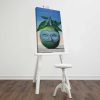 René Magritte dekoratív vászonfestmény, 45 x 70 cm, 100% velúr vászon, 3 cm fakeret | Elegáns művészet lakberendezéshez és gyűjtőkhöz