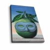 René Magritte dekoratív vászonfestmény, 45 x 70 cm, 100% velúr vászon, 3 cm fakeret | Elegáns művészet lakberendezéshez és gyűjtőkhöz