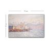 Claude Monet Antibes dekoratív vászonfestmény, 45 x 70 cm | 100% vászon (2,8 mm) és fenyőfa keret | Elegáns művészet otthoni és irodai dekorációhoz