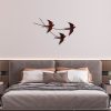 Kézzel készített dekoratív fém falkiegészítő, 42 x 70 cm | 100% fém (1,5 mm) | Egyedi, kézzel festett design, tökéletes a lakberendezés és a művészet szerelmeseinek