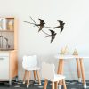 Kézzel készített dekoratív fém falkiegészítő, 42 x 70 cm | 100% fém (1,5 mm) | Egyedi, kézzel festett design, tökéletes a lakberendezés és a művészet szerelmeseinek