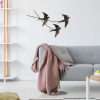 Kézzel készített dekoratív fém falkiegészítő, 42 x 70 cm | 100% fém (1,5 mm) | Egyedi, kézzel festett design, tökéletes a lakberendezés és a művészet szerelmeseinek