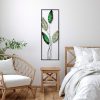 Kézzel készített dekoratív fém falkiegészítő, 32 x 90 cm | 100% fém (1,5 mm) | Egyedi, kézzel festett design, tökéletes a lakberendezés és a művészet szerelmeseinek