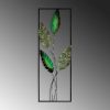 Kézzel készített dekoratív fém falkiegészítő, 32 x 90 cm | 100% fém (1,5 mm) | Egyedi, kézzel festett design, tökéletes a lakberendezés és a művészet szerelmeseinek