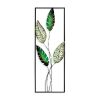 Kézzel készített dekoratív fém falkiegészítő, 32 x 90 cm | 100% fém (1,5 mm) | Egyedi, kézzel festett design, tökéletes a lakberendezés és a művészet szerelmeseinek