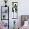 Kézzel készített dekoratív fém falkiegészítő, 32 x 90 cm | 100% fém (1,5 mm) | Egyedi, kézzel festett design, tökéletes a lakberendezés és a művészet szerelmeseinek