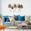 Kézzel készített dekoratív fém falkiegészítő, 67 x 112 cm | 100% fém (1,5 mm) | Egyedi, kézzel festett design, tökéletes a lakberendezés és a művészet szerelmeseinek