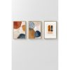 Elegáns dekoratív keretes festőkészlet (3 db), tömörfa keret, 33 x 48 cm | 100% MDF, digitális nyomtatás | Tökéletes a lakberendezés és a művészet szerelmeseinek