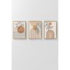 Elegáns dekoratív keretes festőkészlet (3 db), tömörfa keret, 33 x 48 cm | 100% MDF, digitális nyomtatás | Tökéletes a lakberendezés és a művészet szerelmeseinek