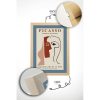 Elegáns dekoratív keretes festmények (6 db), tömörfa keret, 33 x 48 cm | 100% MDF, digitális nyomtatás | Tökéletes a lakberendezés és a művészet szerelmeseinek