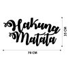 Stílusos fekete dekoratív fém falkiegészítő, 70 x 35 cm | 100% fém, 1,2 mm vastagság | Tökéletes modern lakberendezéshez és irodai helyiségekhez