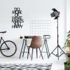 Stílusos fekete dekoratív fém falkiegészítő, 40 x 70 cm | 100% fém, 1,2 mm vastagság | Tökéletes modern lakberendezéshez és irodai helyiségekhez