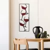 Pictat manual metal accesoriu decorativ, 32 x 5 x 90 cm | 100% metal, 0,8 mm grosime | unic variații de culoare a pentru amenajare interioară elegantă