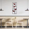 Pictat manual metal accesoriu decorativ, 32 x 5 x 90 cm | 100% metal, 0,8 mm grosime | unic variații de culoare a pentru amenajare interioară elegantă