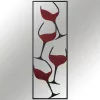 Pictat manual metal accesoriu decorativ, 32 x 5 x 90 cm | 100% metal, 0,8 mm grosime | unic variații de culoare a pentru amenajare interioară elegantă